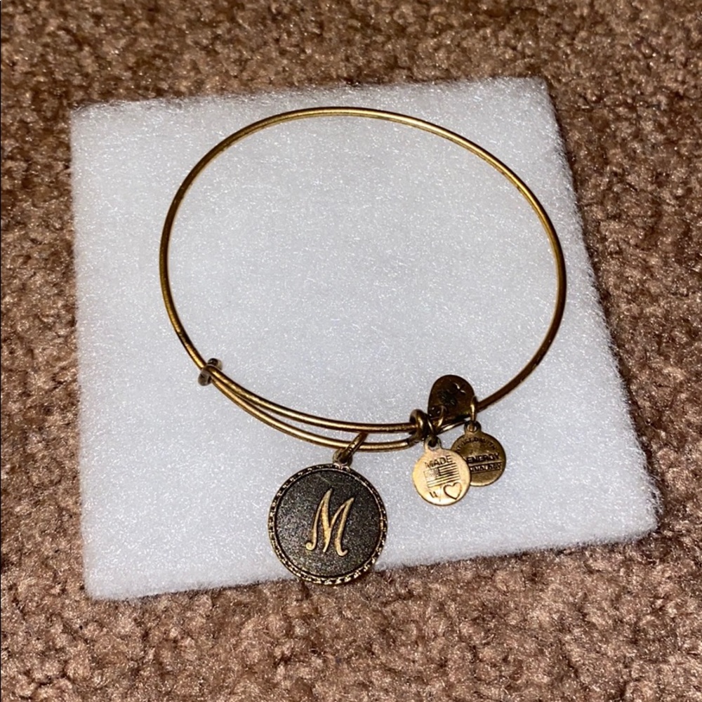 ‘M' Alex & Ani Bracelet